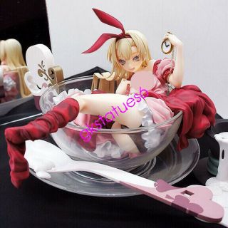 Anime Alice in Wonderland tasting cup of Epicurious Alice PVC Action Figure N B 2