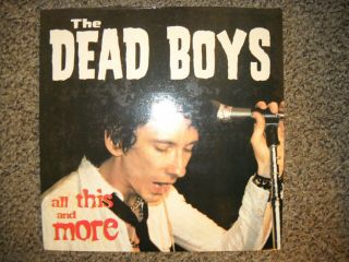 The Dead Boys - All This And More - 1988 Punk Lp (rare) Vinyl