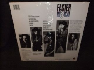 Faster Pussycat 1st Album Self Titled 180g Gram Vinyl LP Reissue 4