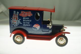Pepsi Cola Golden Wheel " More Bounce To The Ounce " Diecast Truck Coin Bank