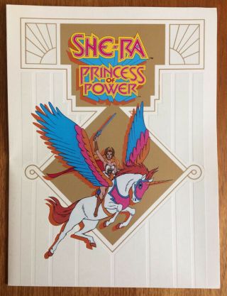 She - Ra Princess Of Power Filmation/group W Promotional Folder