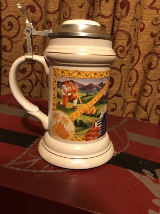 Joe Camel Limited Edition Collector Stein With Pewter Lid Cc625330