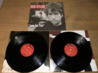 Bob Dylan Love And Theft 2x Vinyl Lp O R I G I N A L Press U.  K.  2001 504364 1