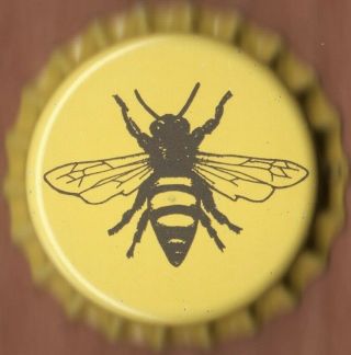 Usa Beer Crown Bottle Cap - Plan Bee Brewing -