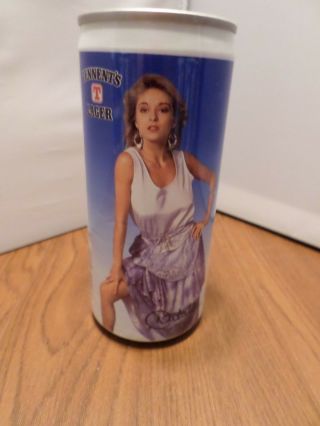 Vintage Tennent Girls Sexy Lady Natalie 440 Steel Beer Can Scotland