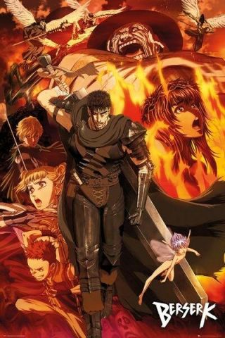 Berserk Characters 24x36 Anime Poster New/rolled