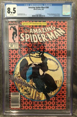 The Spider - Man 300 Cgc 8.  5 Newsstand Edition