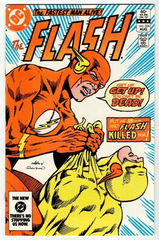 Flash 324 - Zoom Dies - Nm 1983 Dc Vintage Comic