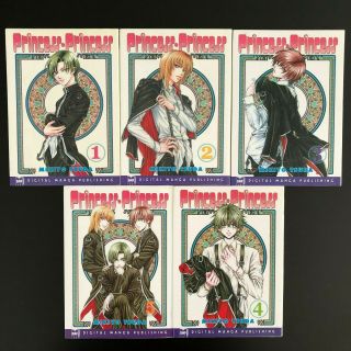 Princess Princess Yaoi Manga English Complete Set 1 - 5 Mikiyo Tsuda Dmp Anime