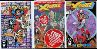 Mutants 100 (1983) - X - Force 1 - 2 (1991) - 1st Apps.  X - Force,  Weapon X,  - Nm