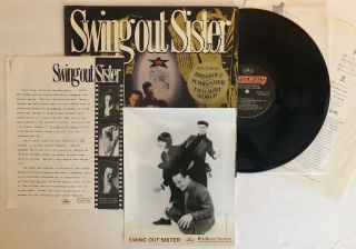Swing Out Sister - It’s Better To Travel - 1986 Us Promo W/ Press Release (nm)