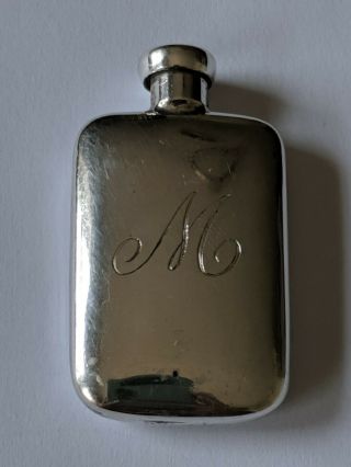 Tiffany & Co.  Sterling Silver Miniature Perfume Bottle Monogrammed M