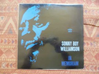 Sonny Boy Williamson - In Memoriam (lp - Holland Chess Par 211 / Vg,  / Rare)