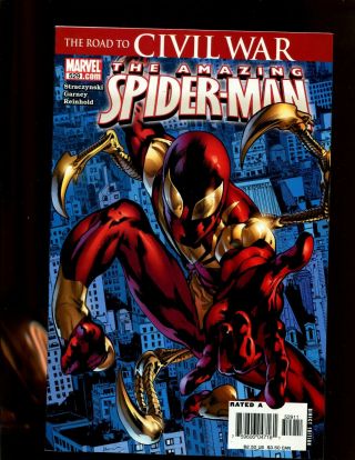 Spider - Man 529 (9.  2) 1st Iron Spider The Road To Civil War