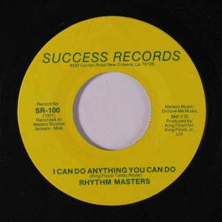 RHYTHM MASTERS: Black Conversation / I Can Do Anything You Can Do 45 (slight w 2