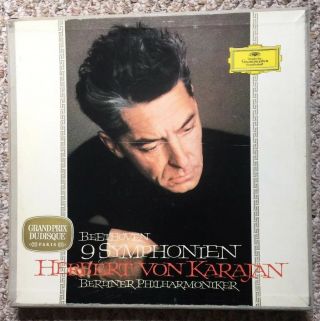 Beethoven 9 Symphonies - Krajan/ Berliner Philharmonic - Dgg 2563 185 - 7 Ex Lps