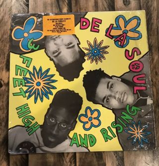 De La Soul “3 Feet High And Rising” Lp Withhype Sticker,  Vinyl Is,  Rap,  1989