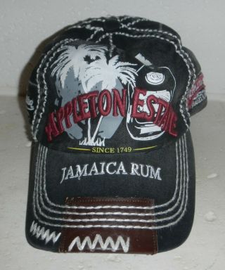 Appleton Estate Jamaican Rum Distillery Liquor Logo Baseball Hat Cap