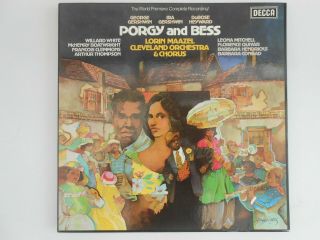 Gershwin " Porgy And Bess " Lorin Maazel - 3xlp Decca Box Set 609/11