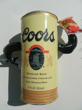 1994 Vintage Coors Beer Can Inflatable Display