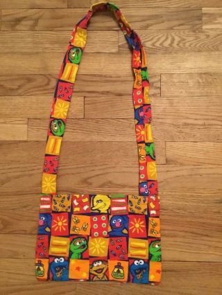 Muppet Sesame Street Flannel Bag Crafts School Big Bird Oscar The Grouch Grover 2