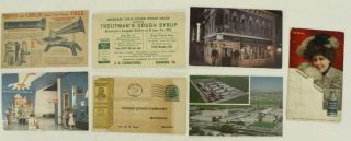 Vintage Paper Postcard Advertising Troutman 