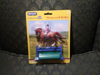 Breyer Stablemates 6203 English Horse And Rider Noc