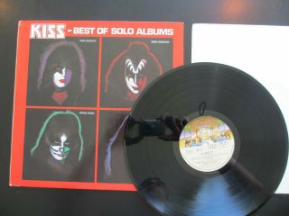 Kiss - Best Of The Solo Albums Lp 1980 German Logo Vinyl Record Rare 3