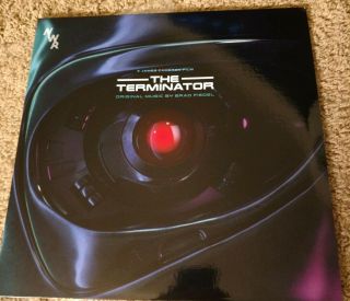 The Terminator Soundtrack Brad Fiedel Blue Red Silver Vinyl 2 Lp Ost