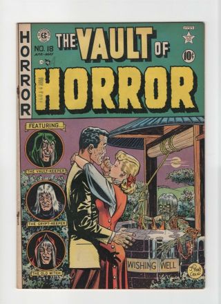 Vault Of Horror 18 Vf - 7.  5 Ec Comic Zombie Cover Vault - Keeper Horror