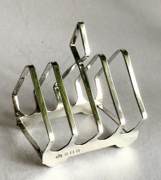 Art Deco Solid Silver Sterling Toast Rack