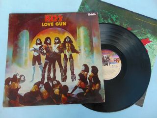 Kiss Love Gun Mexican Lp 1977 Laminated First Press Gamma Records With Insert