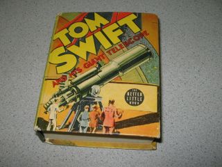 Big Little Book Tom Swift & Giant Telescope Comic 1939 Blb Sci - Fi