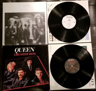 Queen Greatest Hits The Game Lp Records Freddie Mercury Vg,