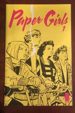 Paper Girls 1 Never Read 1st Print Brian K.  Vaughan Image