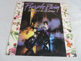 Prince Purple Rain W/poster Orig.  1984 Warner Bros.  25110 - 1 Nm