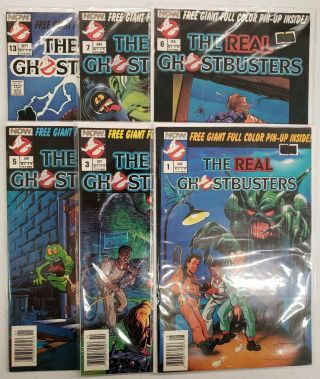 The Real Ghostbusters 1 3 5 - 7 13 Vf - - Vf/nm 1988 Now Comics Van Hise Tobias