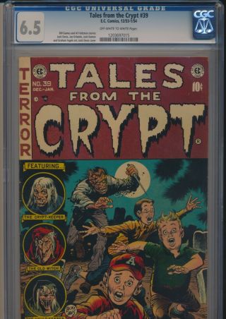 Ec Comics Tales From The Crypt 39 1954 Cgc 6.  5 Pre - Code Golden Age Horror