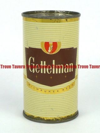 1950s Wisconsin Milwaukee Gettelman Beer Bank Top Can Tavern Trove