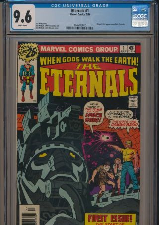 Marvel The Eternals 1 1976 Cgc 9.  6 White Pages Origin/1st Appearance Movie Soon