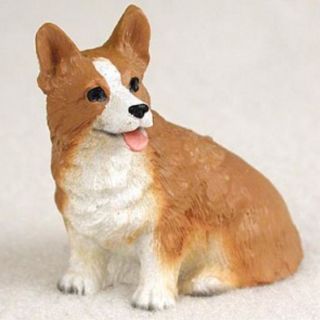Welsh Corgi Pembroke Tiny Ones Dog Figurine Statue Pet Lovers Gift Resin