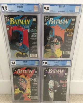 Batman " A Death In The Family " Series 426,  427,  428 And 429 All 9.  8 Except 1