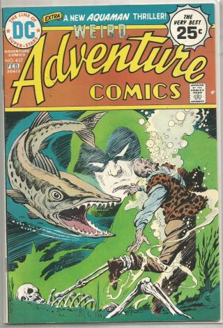 Adventure Comics 437 Dc 1975 Bronze Age Comic Book Fn,  /vf - (spectre & Aquaman)