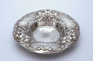 Art Noveau Sterling Silver Bowl By Gorham 1897 Date Mark