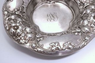 Art Noveau Sterling Silver Bowl by Gorham 1897 date mark 4