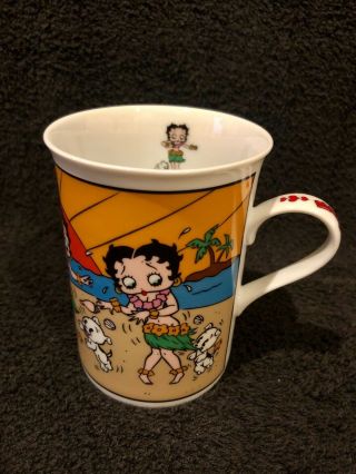 Betty Boop Danbury “aloha Betty” Porcelain Collector Mug.  1 Of 12