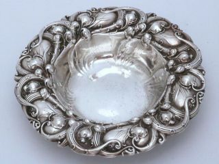 Sterling Silver Bowl Lily Of The Valley By Whiting Manufacturer