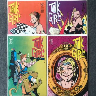 Tank Girl Bundle Complete 4 Issue Series 1990 Dark Horse Comics