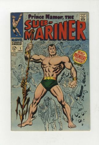 Sub Mariner 1 (1968 Marvel Comics) - Origin 6.  5 Fn,  Or Better