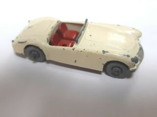 Vintage 1958 Lesney Matchbox Cream Mg A Mga Sports Car 19 - B 19